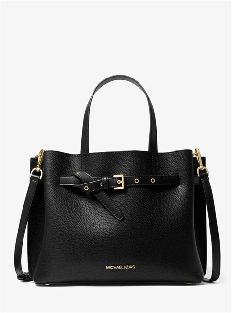 michael kors emilia large tote black|Michael Kors emilia bag large.